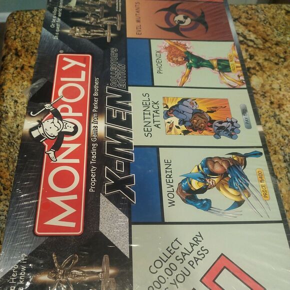 X-Men Collector's Edition Monopoly 8 Collectible Pewter Tokens From 2000 - Picture 8 of 12